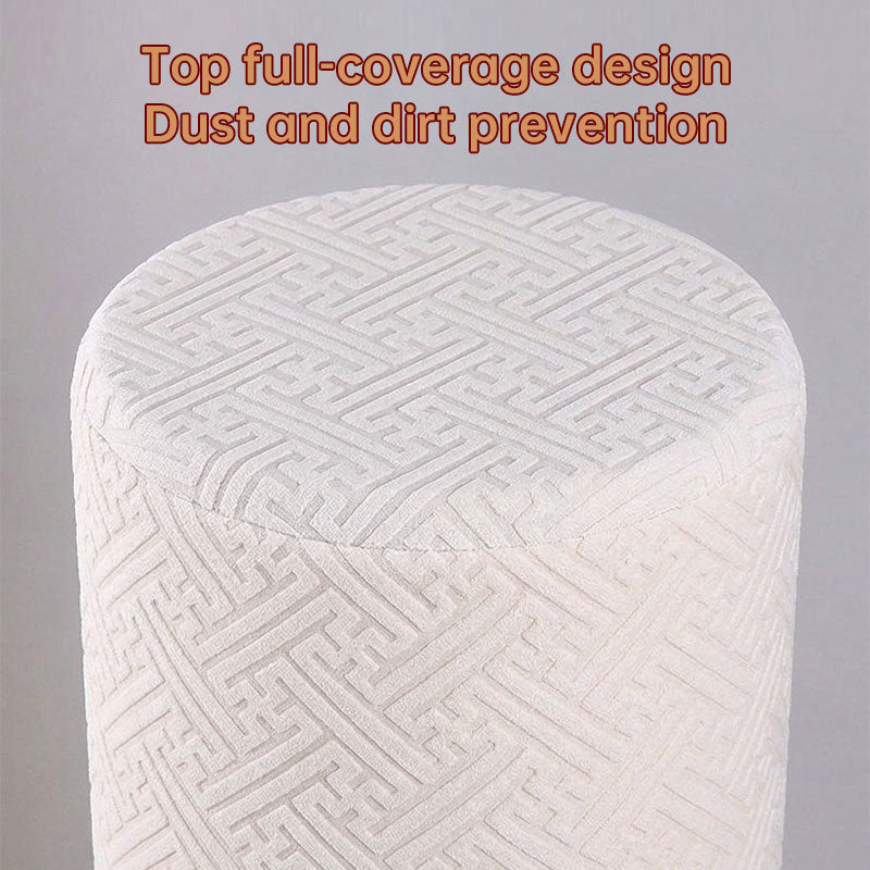 Minimalist Standing Air Conditioner Dust Cover - Cylinder Shape, High Elasticity, Universal Fit for 3P Large Size Floor Units-5