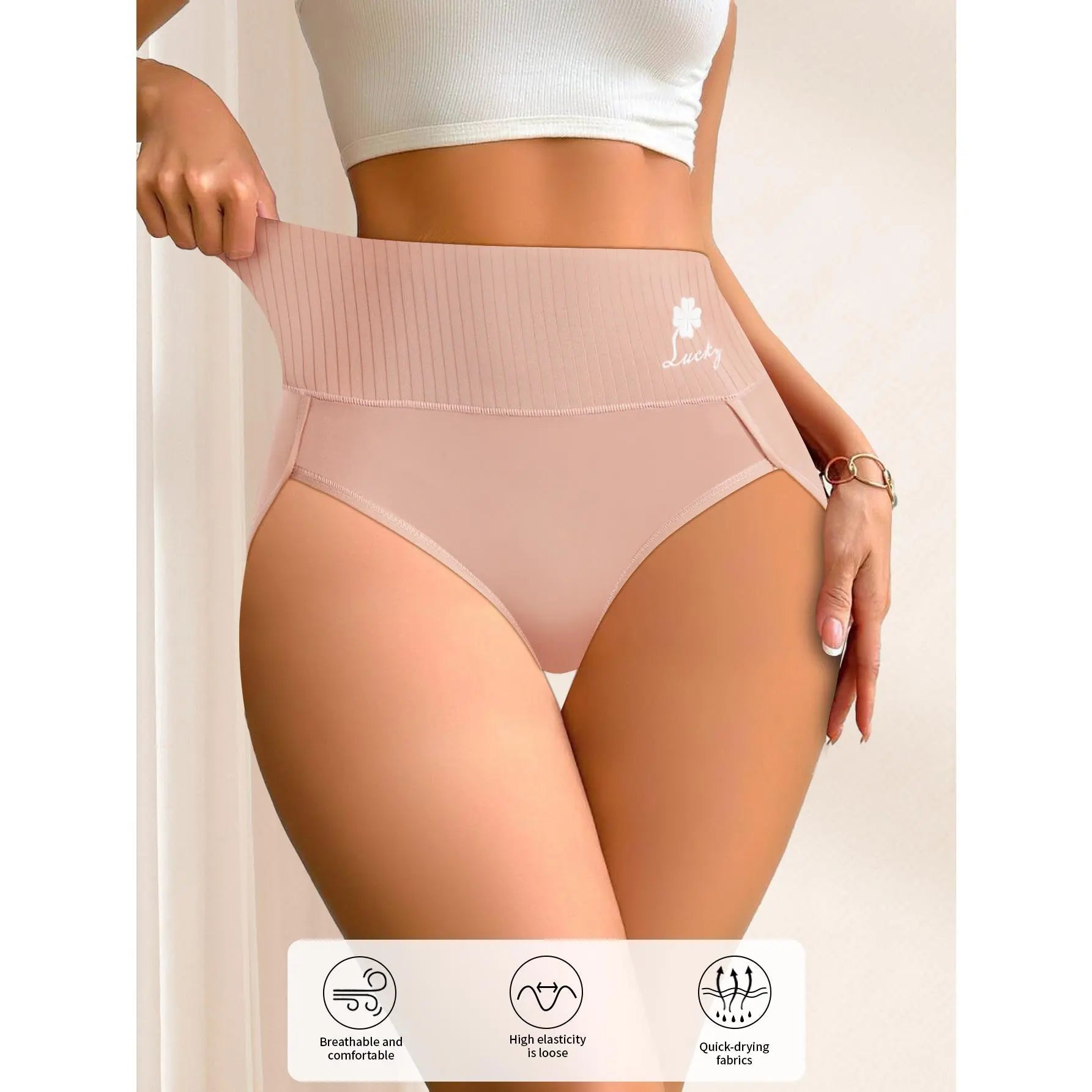 Breathable & Comfortable Women's Underwear, Must-Have for Daily Use-5/10 Pack-6