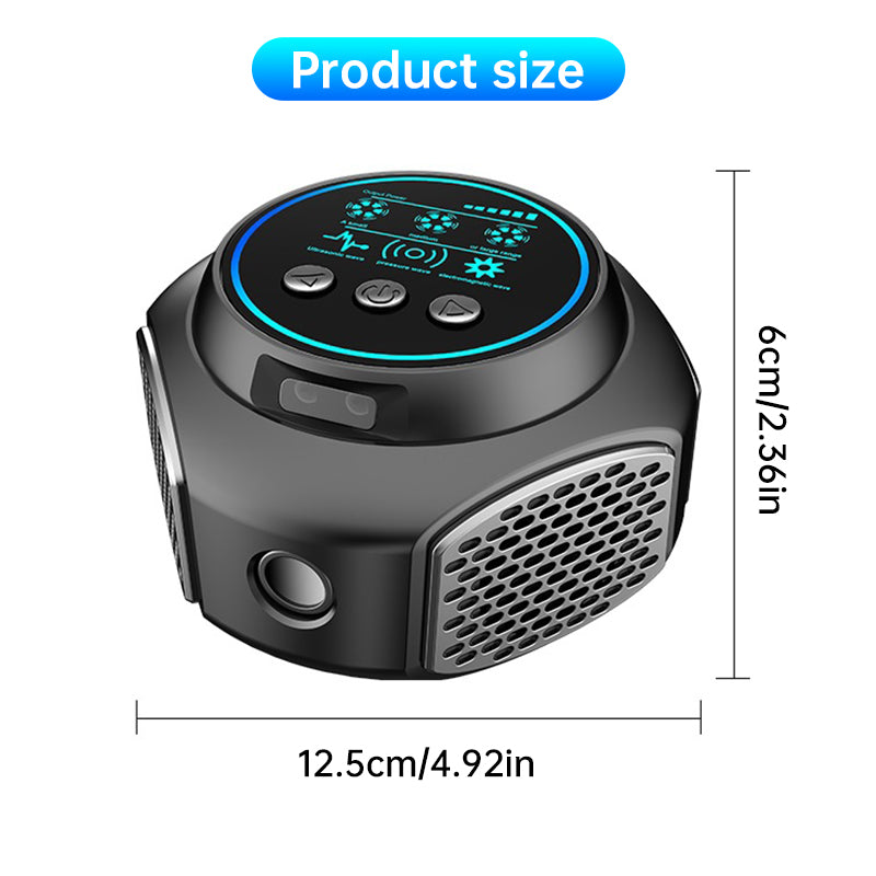 4-in-1 ultrasonic rodent repellent, 360° electronic rat repellent, repels indoor flies, cockroaches & mosquitoes.-4