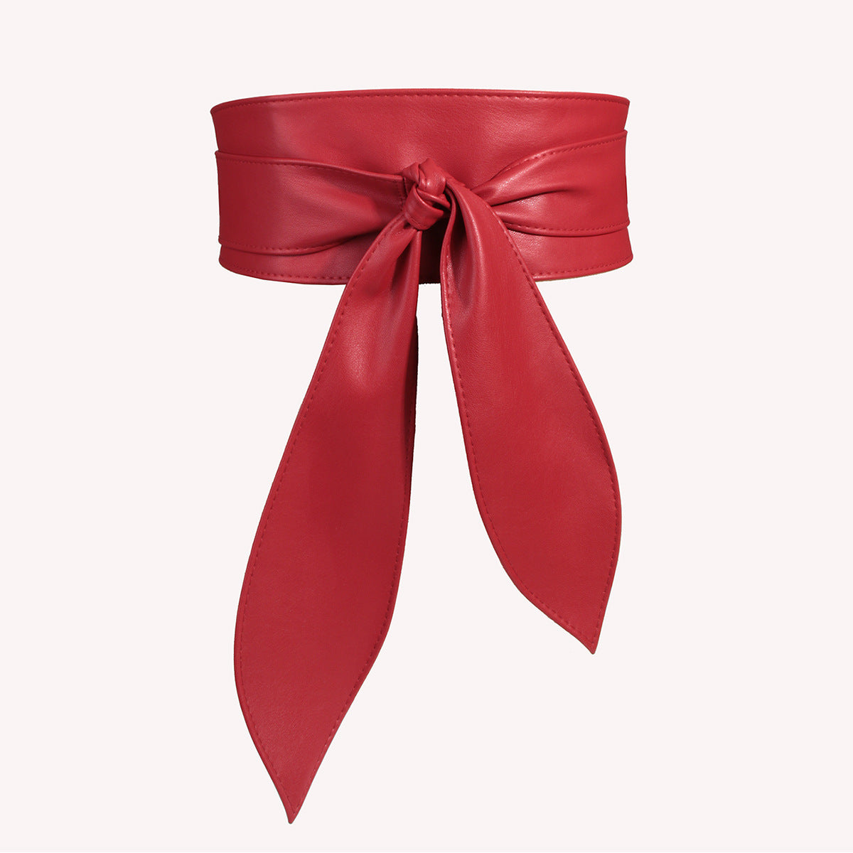 Women's Wide Waist Belt, Soft, Versatile, Elegant Bow Ribbon-1