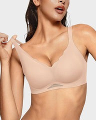Women's Sheer Mesh Seamless Bra-5