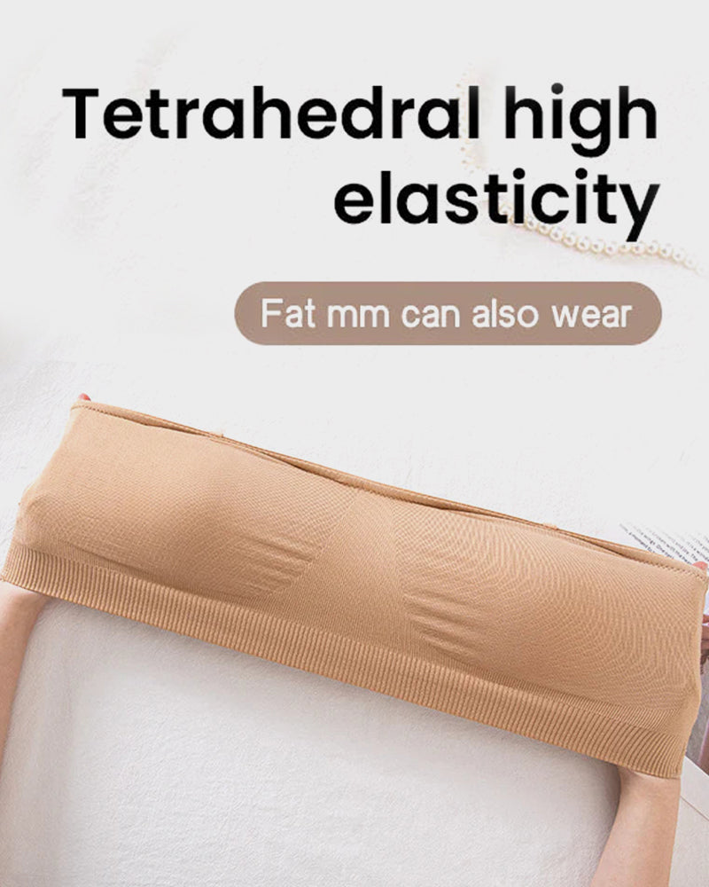 Non-Slip Bandeau Seamless Wireless Strapless Bra-8