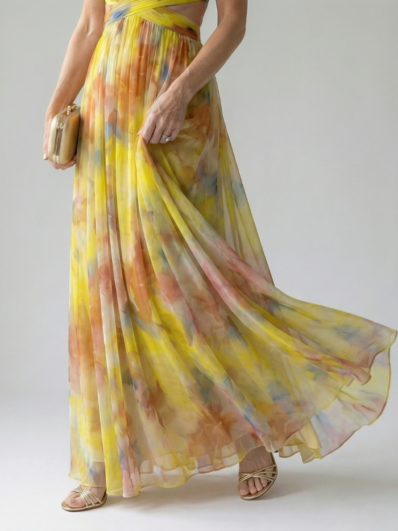 Isel | Soft Wrap Maxi Dress-6