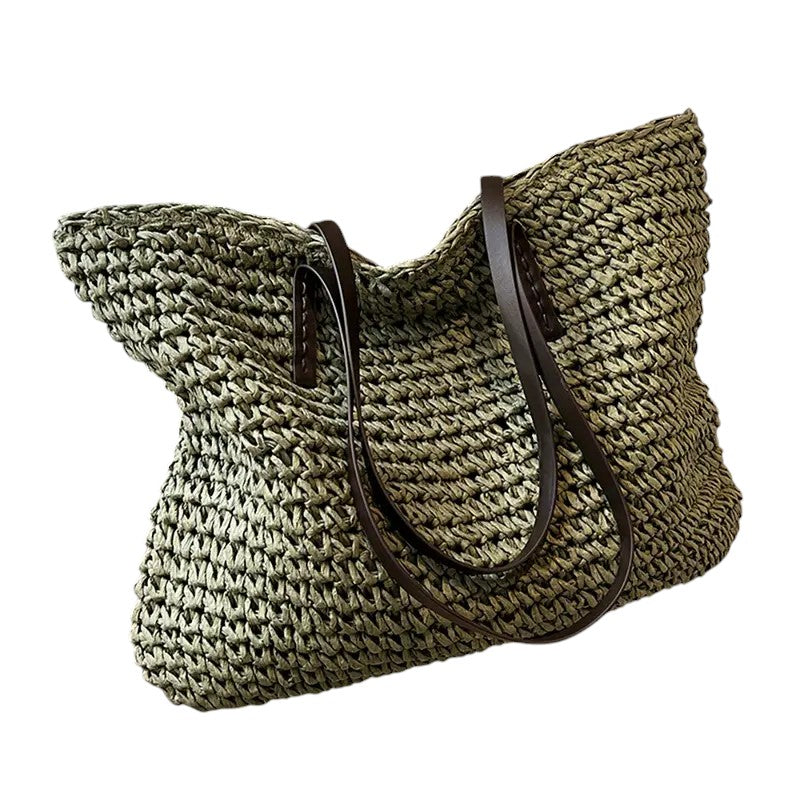 Olivia - Woven Tote Bag-1