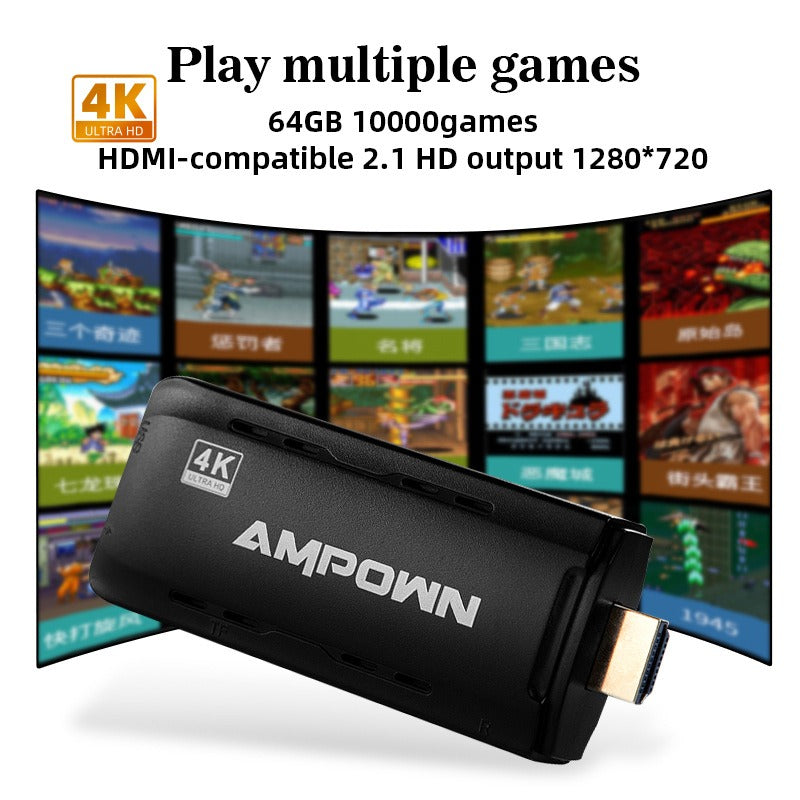 Wireless HD arcade PSP home TV game console U9 retro doubles mini game console-1