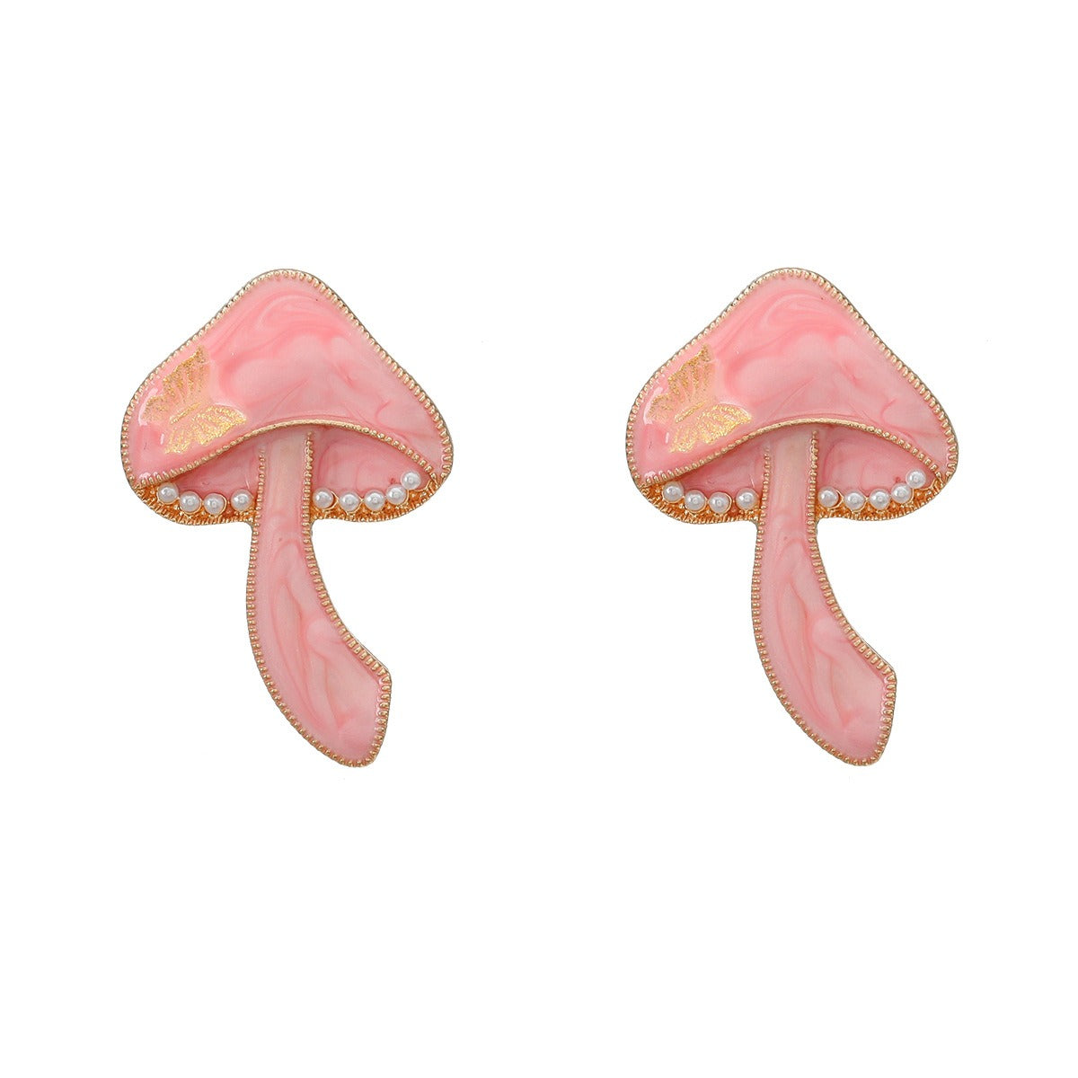 Female fashion niche mushroom earrings for earrings