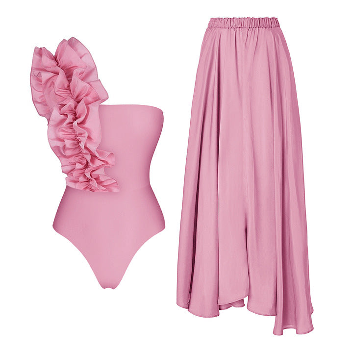 Decorative Sexy Swimwear Women's Beach Vacation Set-1