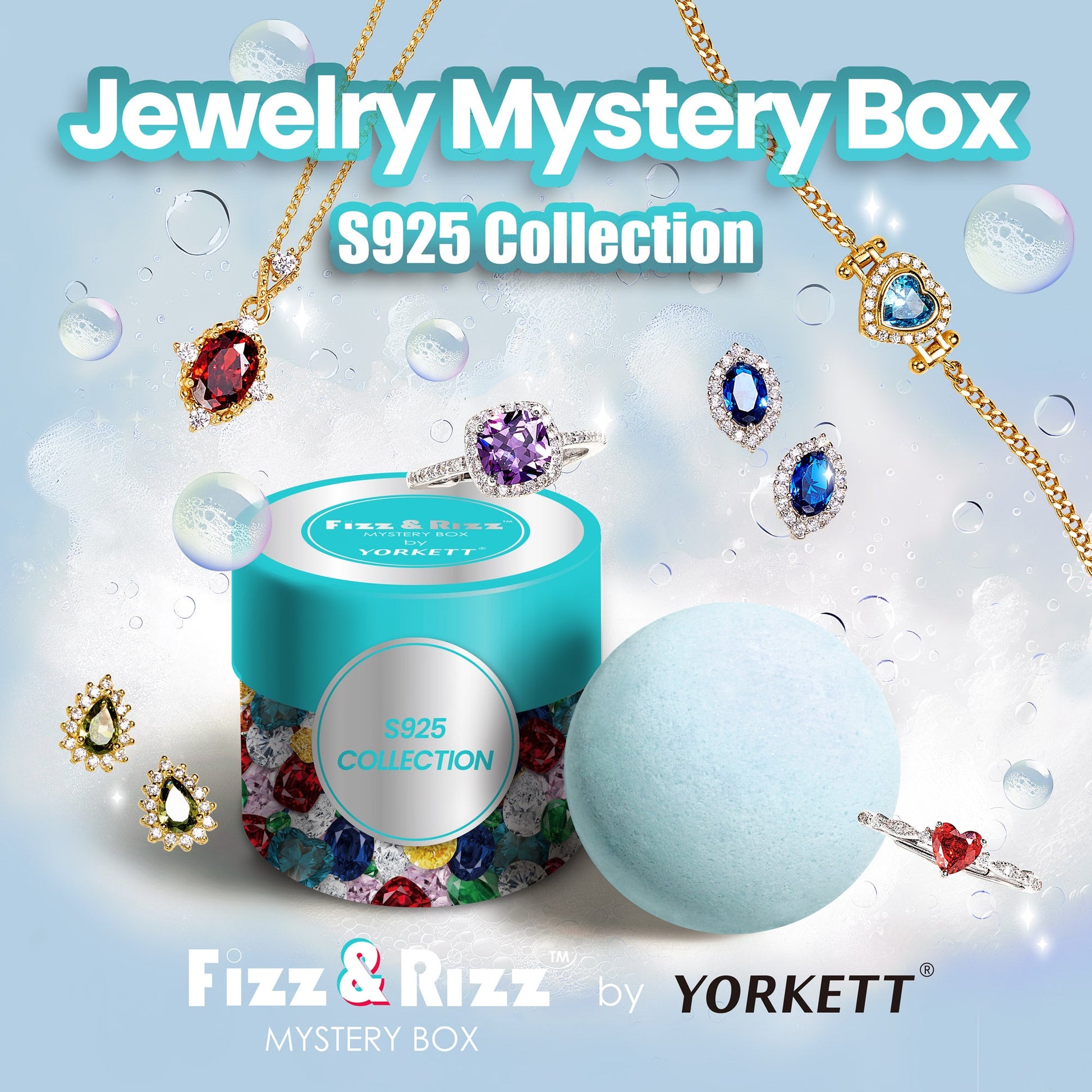 Fizz & Rizz by Yorkett Sterling Silver Jewelry Mystery Box-1
