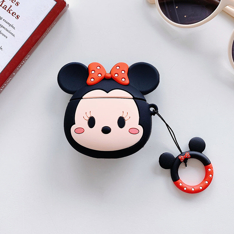 AirPods 5th generation silicone wireless Bluetooth earphone protective case suitable for Apple Pro 2nd generation cute box-11