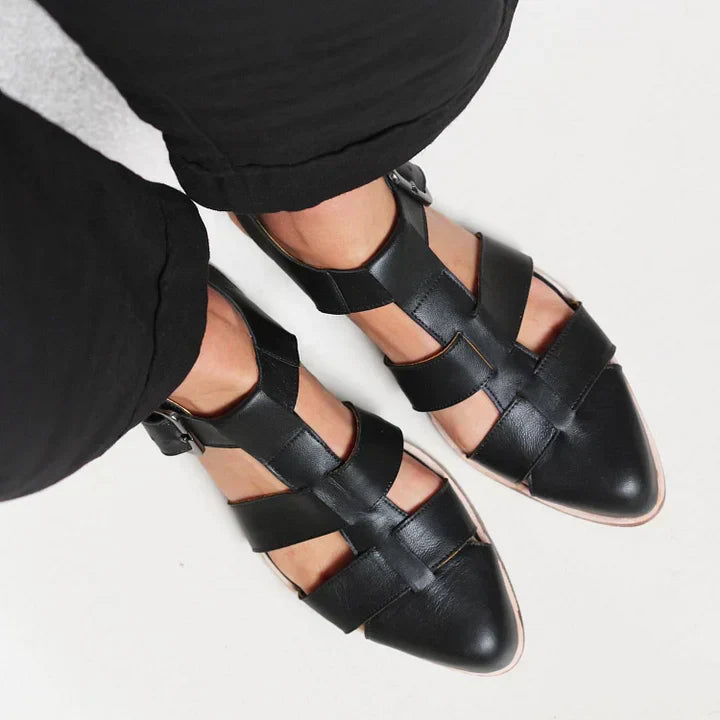 JULIET | BRAIDED POINTED SANDALS-2