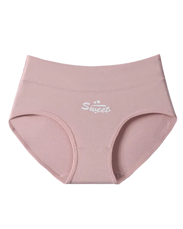 Cute Love Print Soft Cotton Stretchy Women's Panties (6 Pack)-8