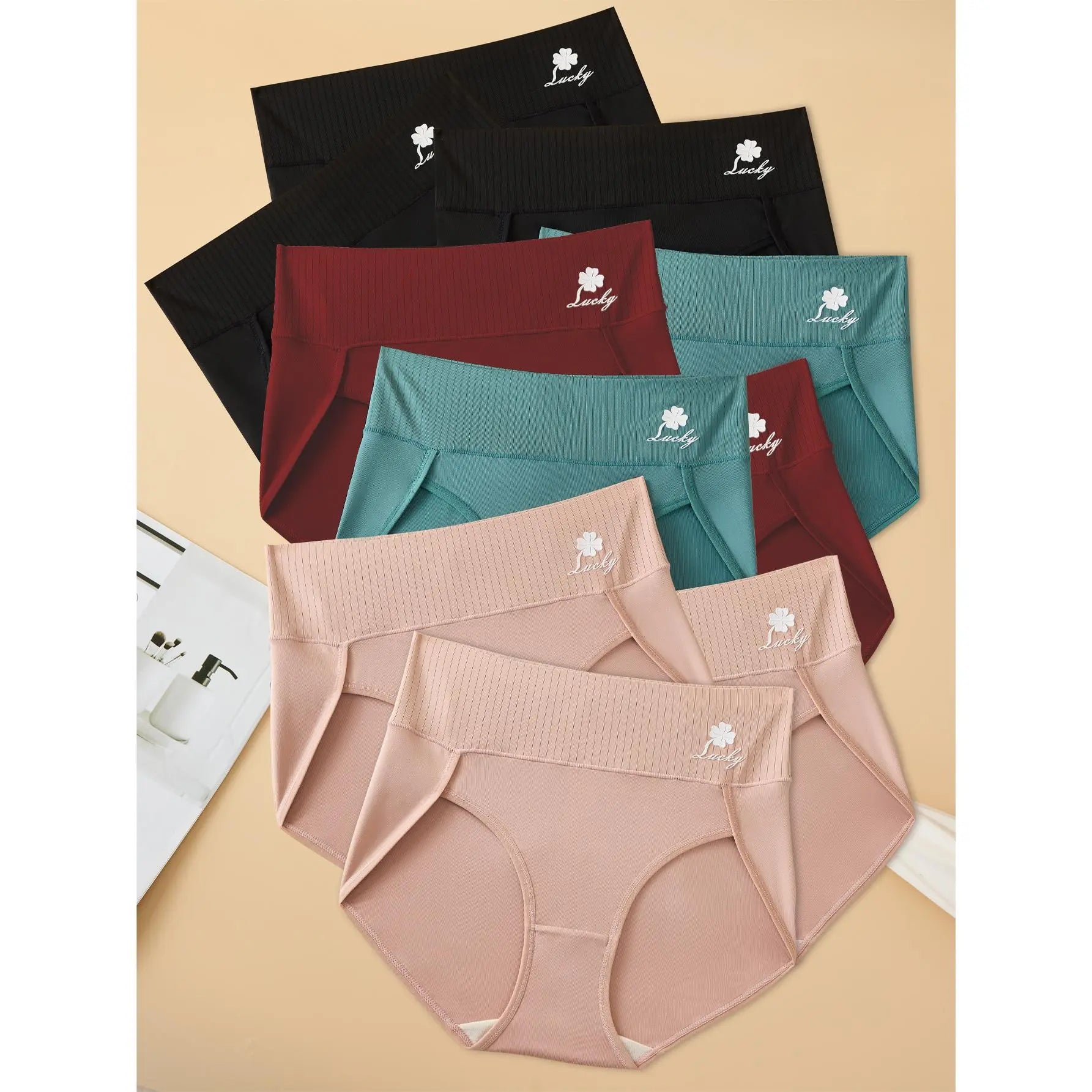 Breathable & Comfortable Women's Underwear, Must-Have for Daily Use-5/10 Pack-10