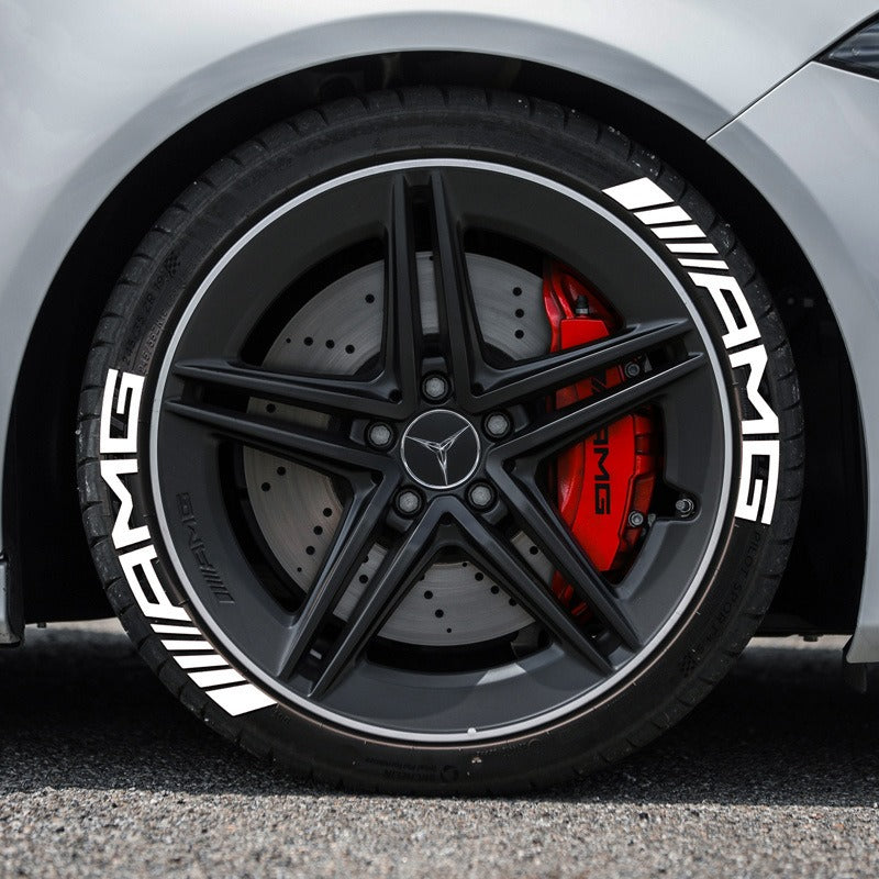 AMG car tire sticker rubber 3D three-dimensional integrated tire decoration car tire sticker-5