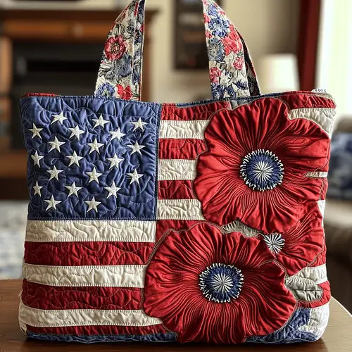 Liberty Rose | Quilted Tote-1