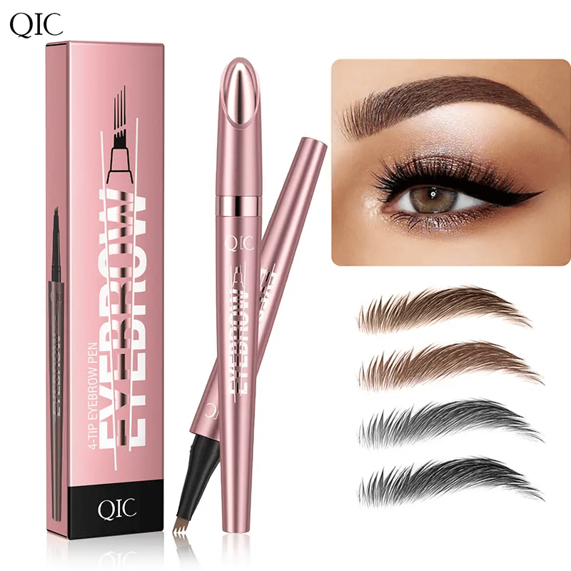 New Waterproof Micro-Fork Eyebrow Pencil, Long-Lasting Brow Pen for Natural Hair-Like Strokes-1