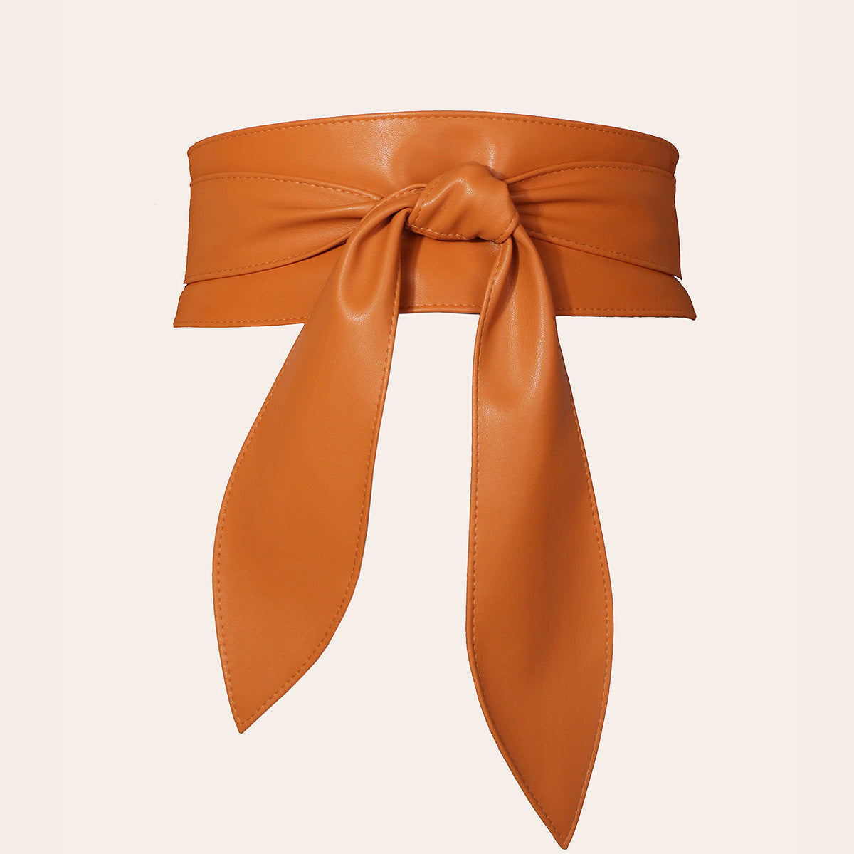 Women's Wide Waist Belt, Soft, Versatile, Elegant Bow Ribbon-3