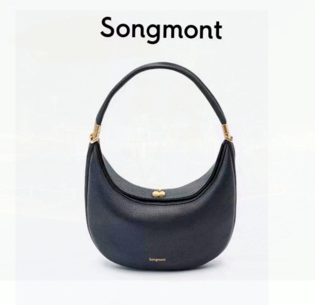 Yamashita Matsu Medium Moon Bend Bag Matsu Moon Series Crescent Bag Commuter Single Shoulder Underarm Bag-4