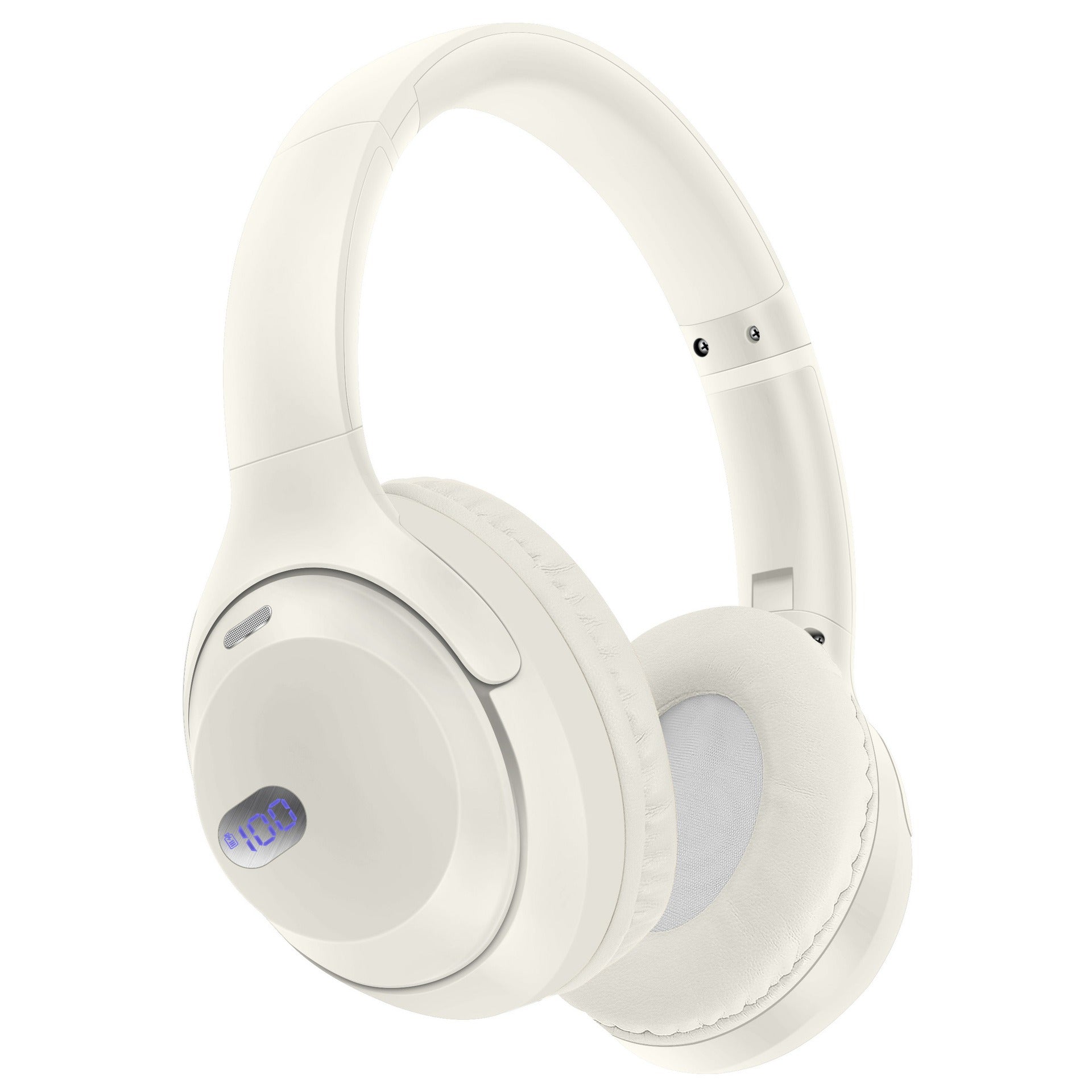 Wireless Bluetooth headset with battery display long battery life and foldable design-1