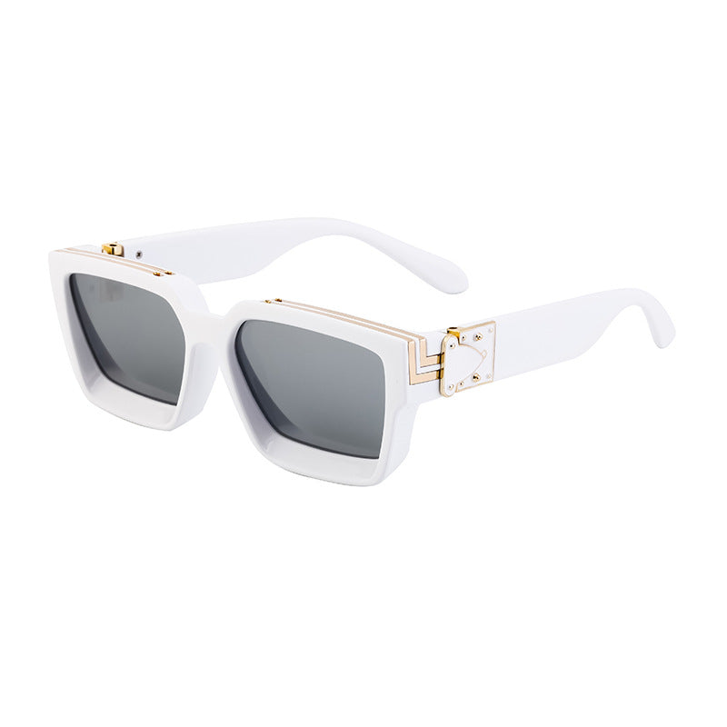 Millionaire Style Sunglasses Men Fashion Trendy Sunglasses Women High-End Square Frame Sunglasses-15