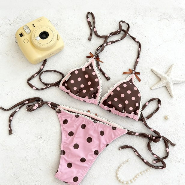 Women's Bikini Swimwear with Tie-Strap-2
