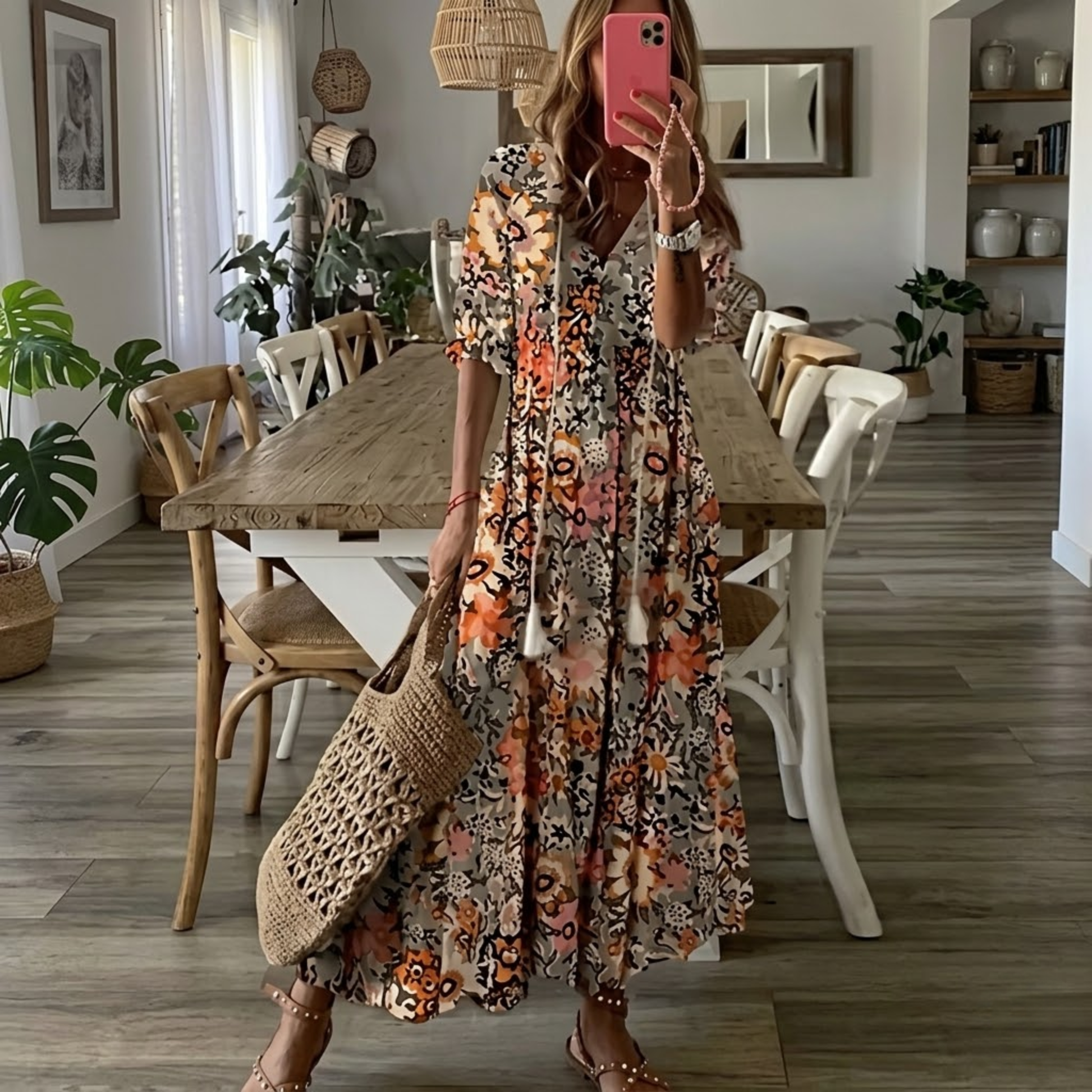 Manouk - Boho Vintage Summer Dress-1