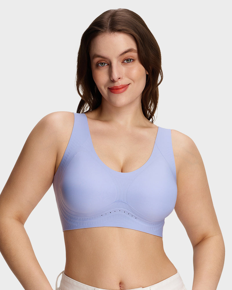Wide-Strap Wireless Full-Cover Tank Bra-14