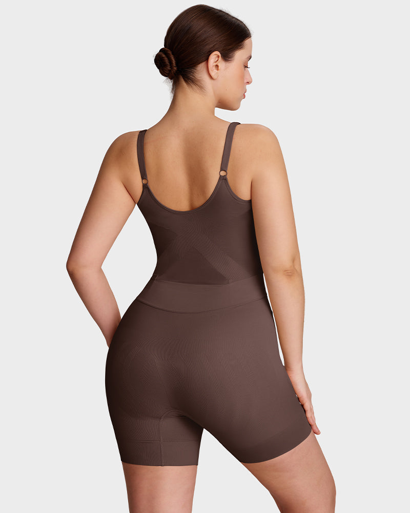 All-in-One Sculpting Bodysuit with Easy-Off Design-11