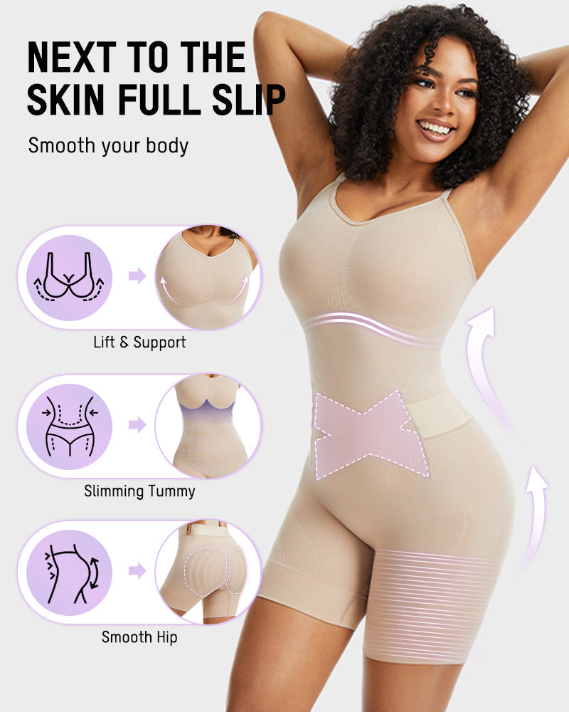 All-in-One Sculpting Bodysuit with Easy-Off Design-12