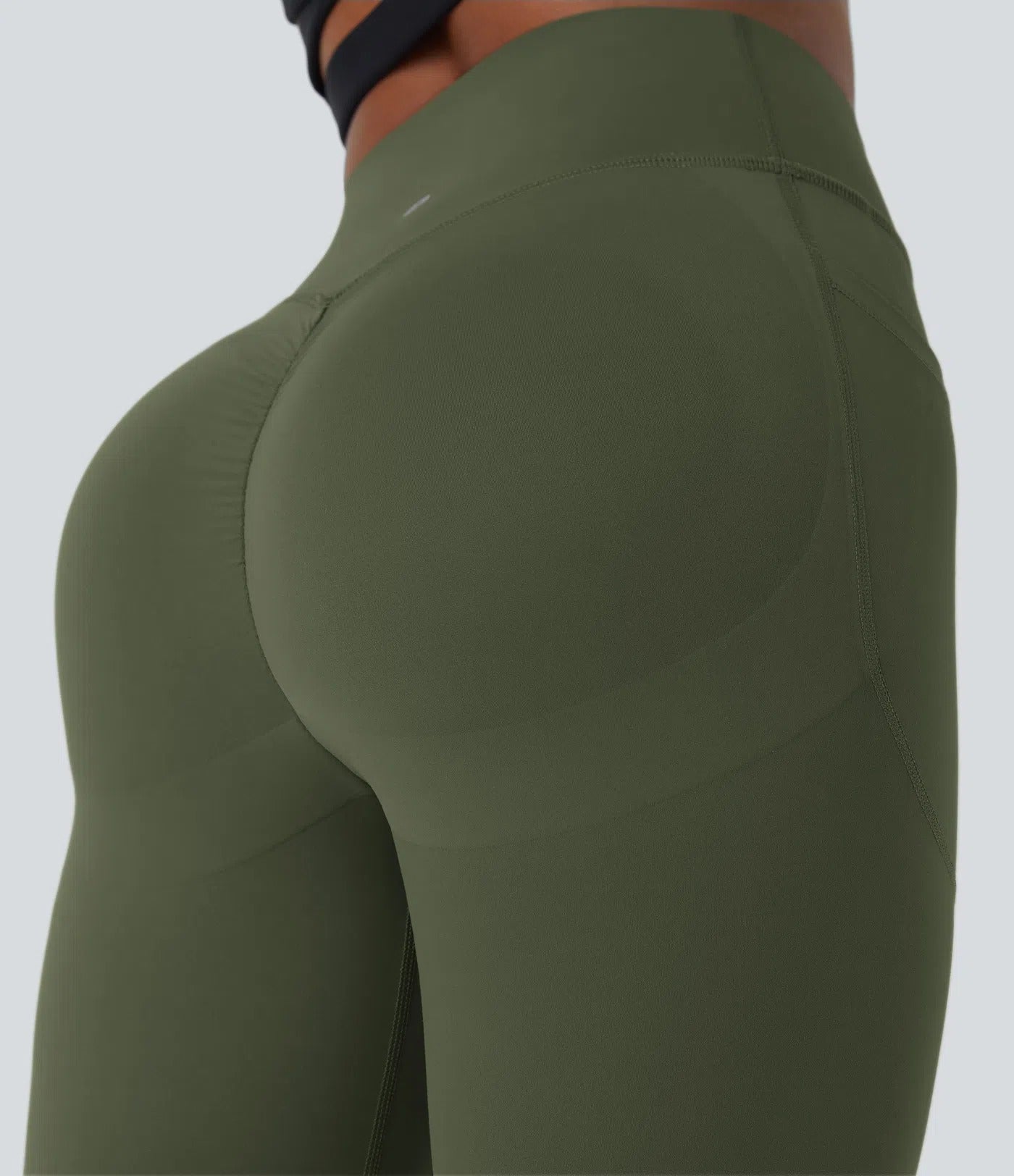 High Waisted Tummy Control Shaping Training Leggings-34