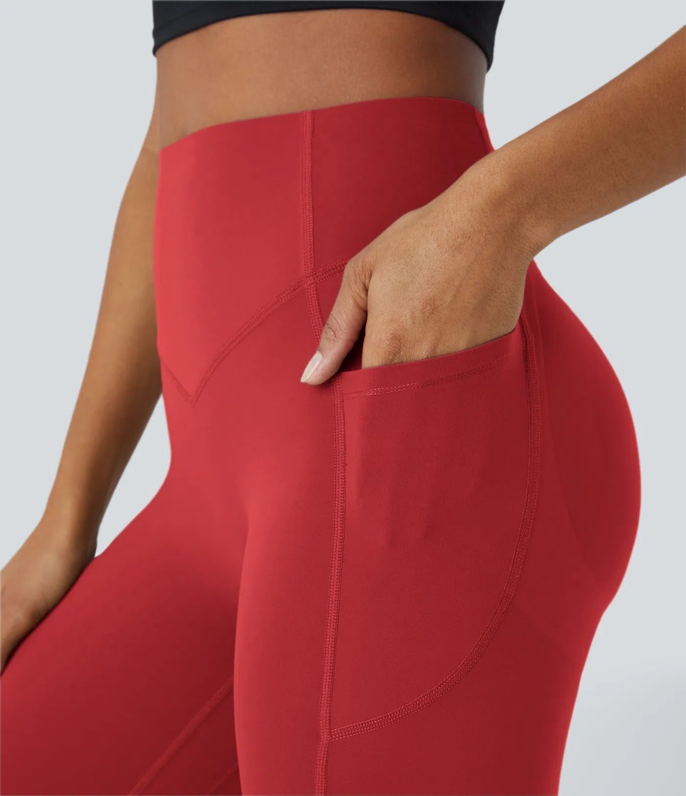 High Waisted Tummy Control Shaping Training Leggings-41