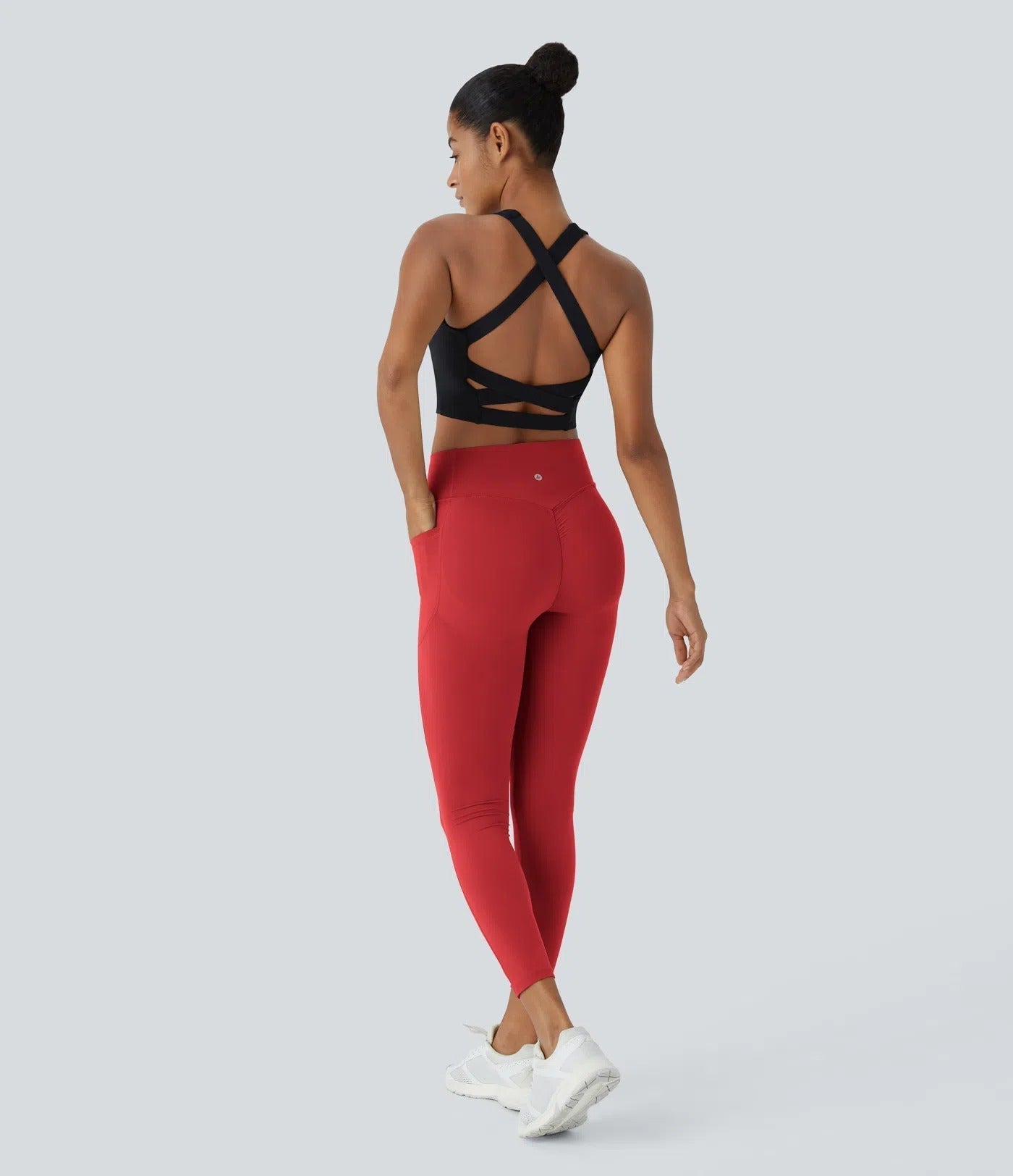 High Waisted Tummy Control Shaping Training Leggings-42