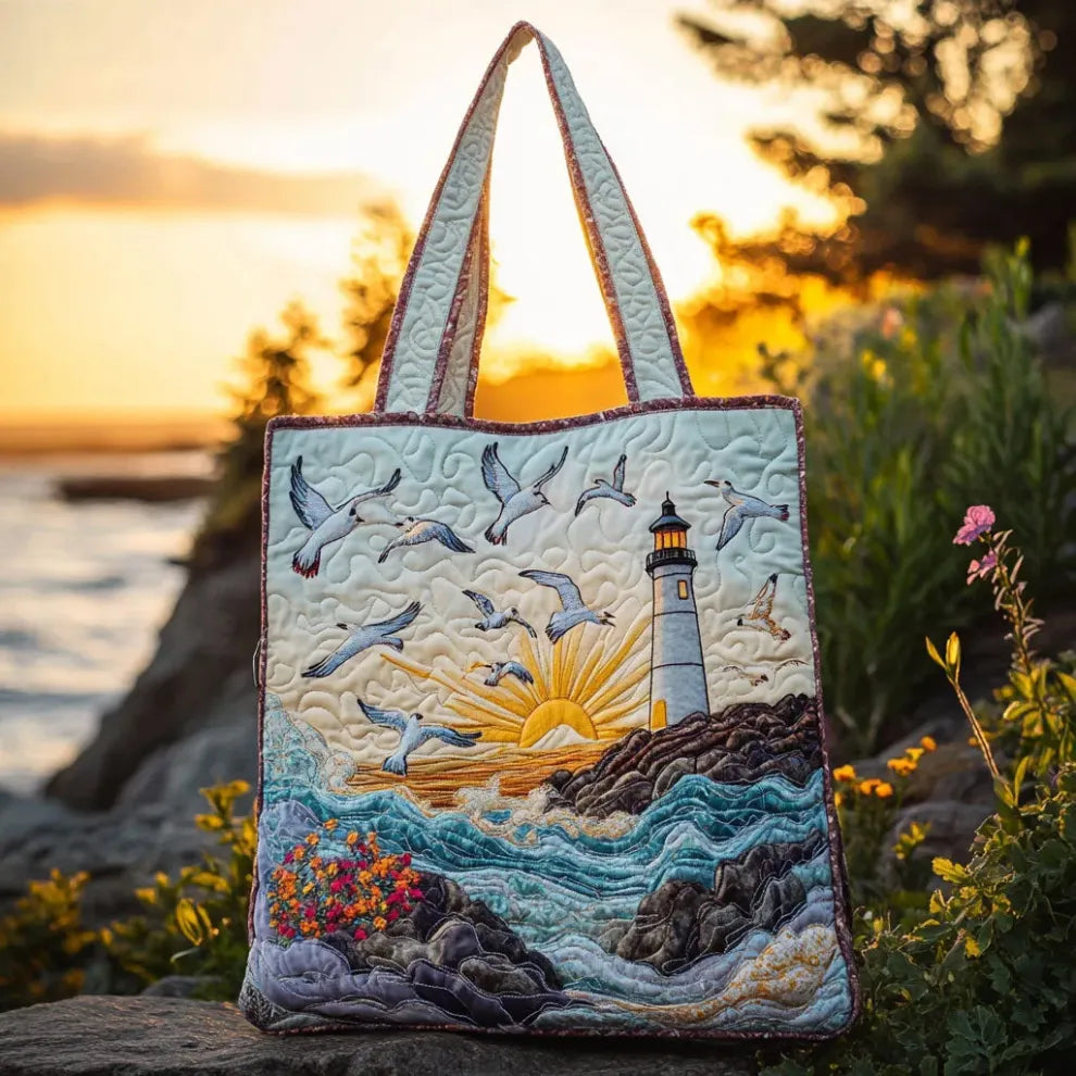 Seaside Light | Quilted Tote-1