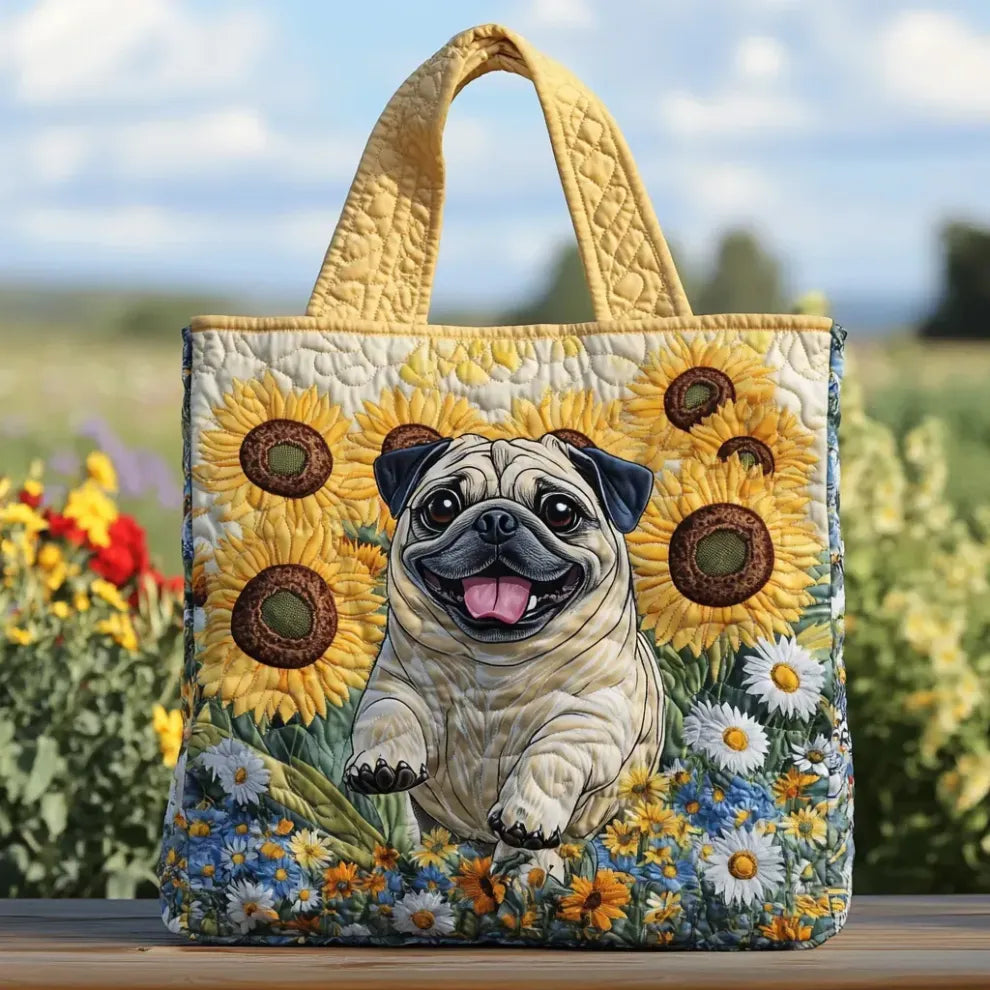 Sunny Paws | Quilted Tote-1