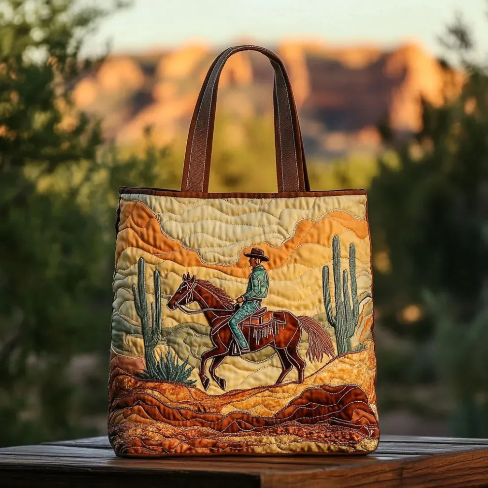 Desert Rider | Quilted Tote-1