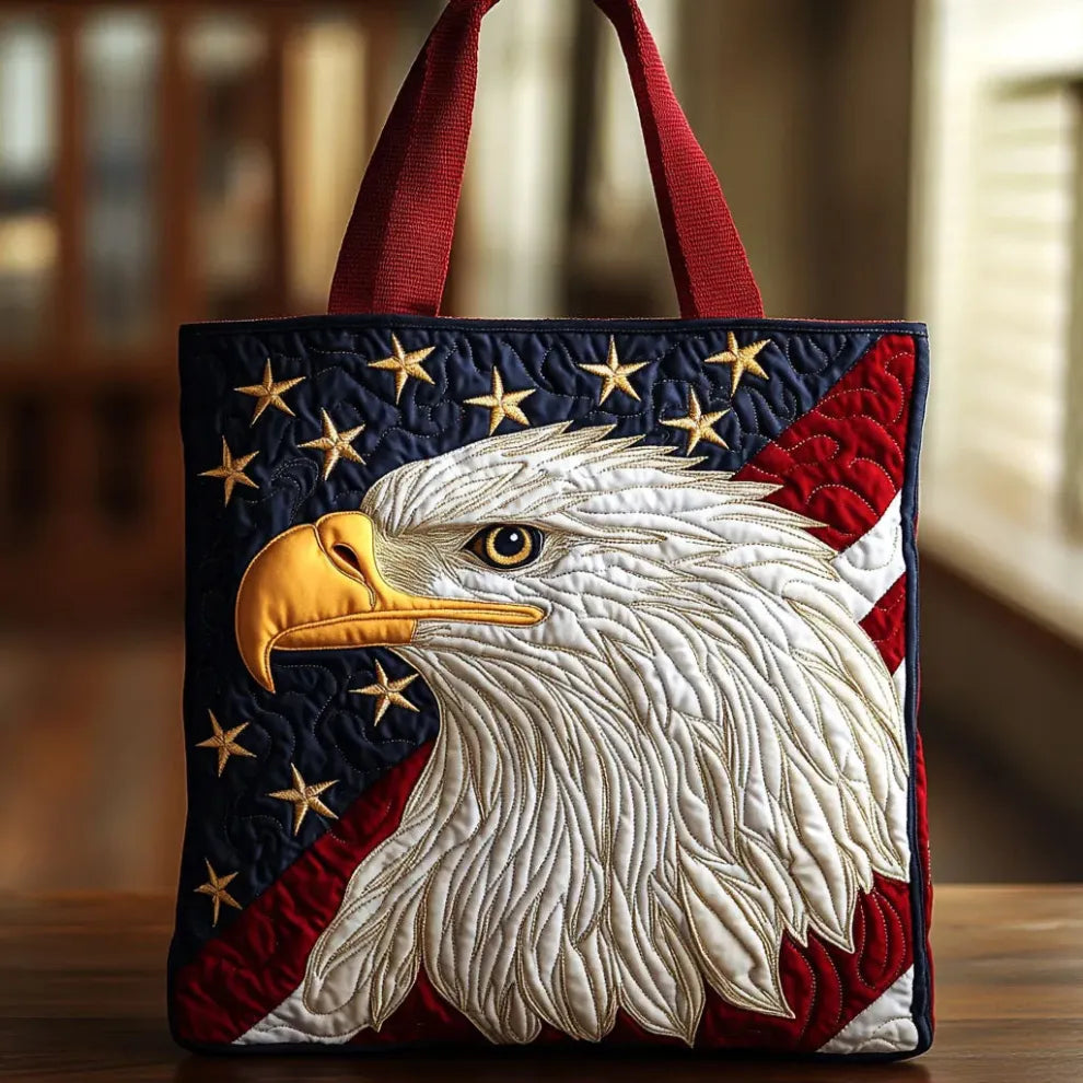 Freedom Eagle | Quilted Tote-1
