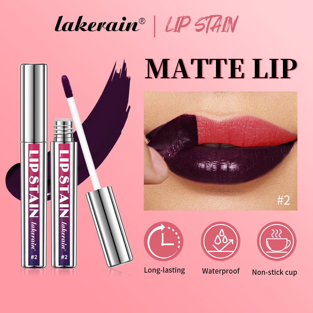 Lakerain Silver Tube Peel-Off Lip Gloss, Non-Transfer, Long-Lasting Matte Lipstick-1
