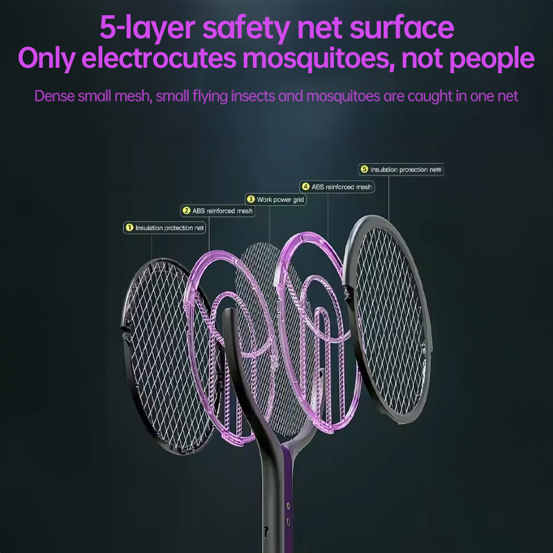 2 - in - 1 Multi Mosquito Killer. Retractable Angle Lamp. USB - Rechargeable. Bat - Repellent-4