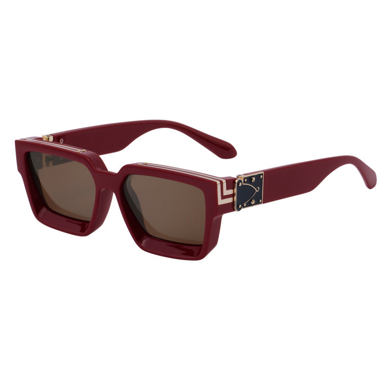 Millionaire Style Sunglasses Men Fashion Trendy Sunglasses Women High-End Square Frame Sunglasses-12