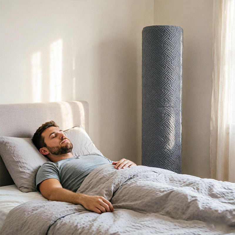 Minimalist Standing Air Conditioner Dust Cover - Cylinder Shape, High Elasticity, Universal Fit for 3P Large Size Floor Units-4