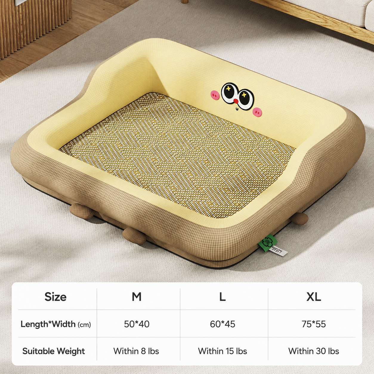 Frog-nest Cooling Dog Bed-7