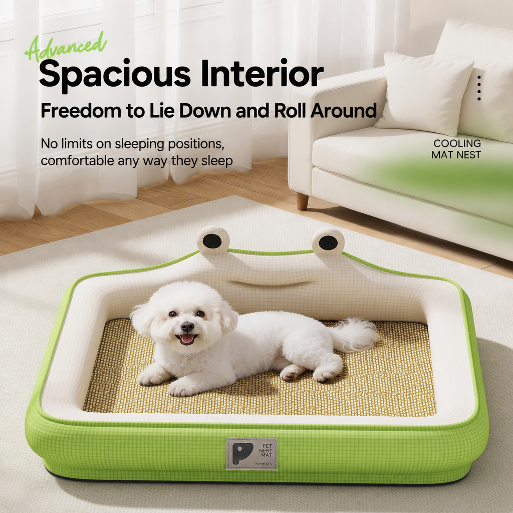 Frog-nest Cooling Dog Bed
