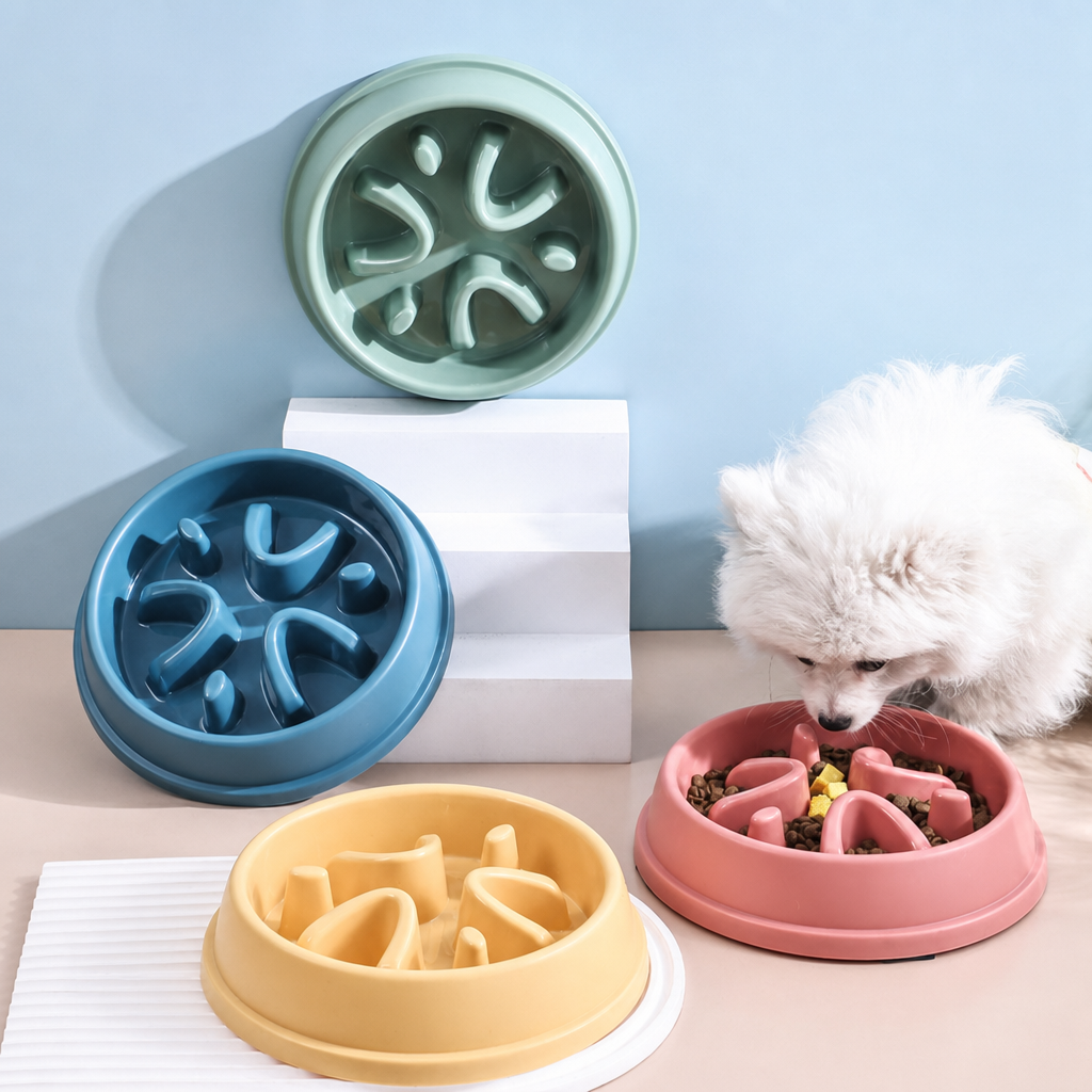 Slow-feed maze dog bowl-1