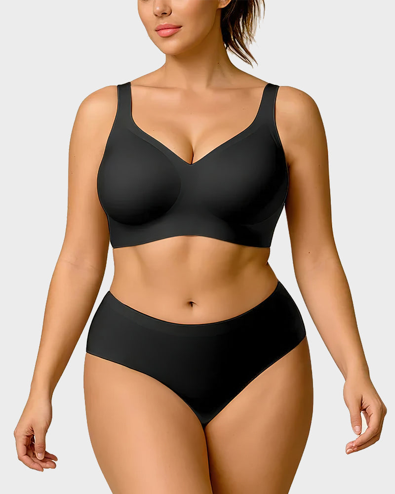 Seamless Wireless Everyday Bra – Comfy Full Coverage Fit-14
