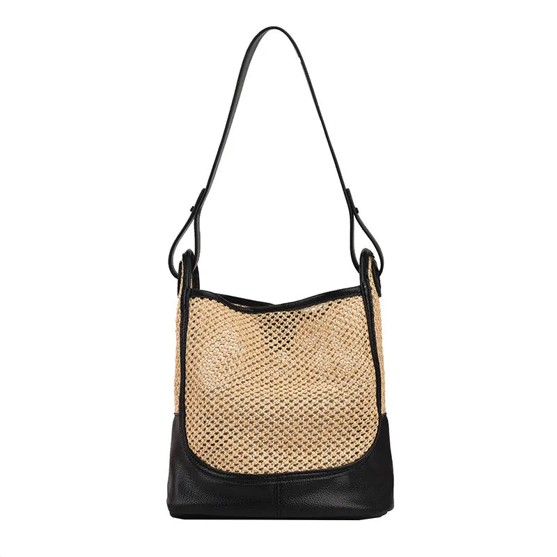 Sky | Large Capacity Tote Straw Bag-5