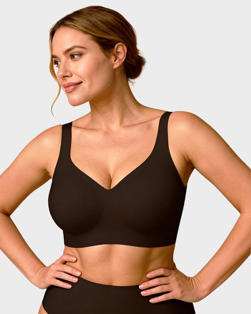 Seamless Wireless Everyday Bra – Comfy Full Coverage Fit-12