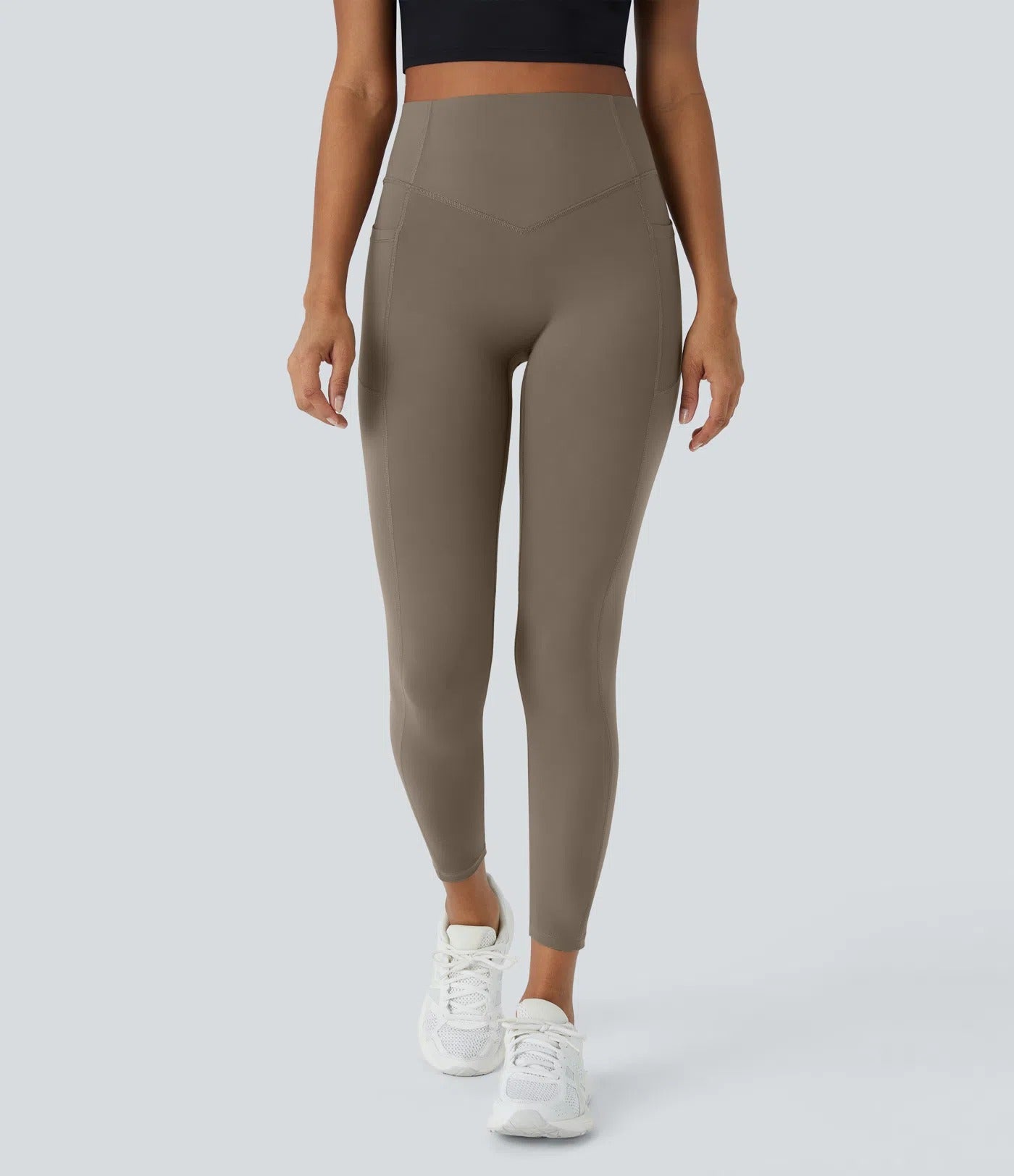 High Waisted Tummy Control Shaping Training Leggings-36