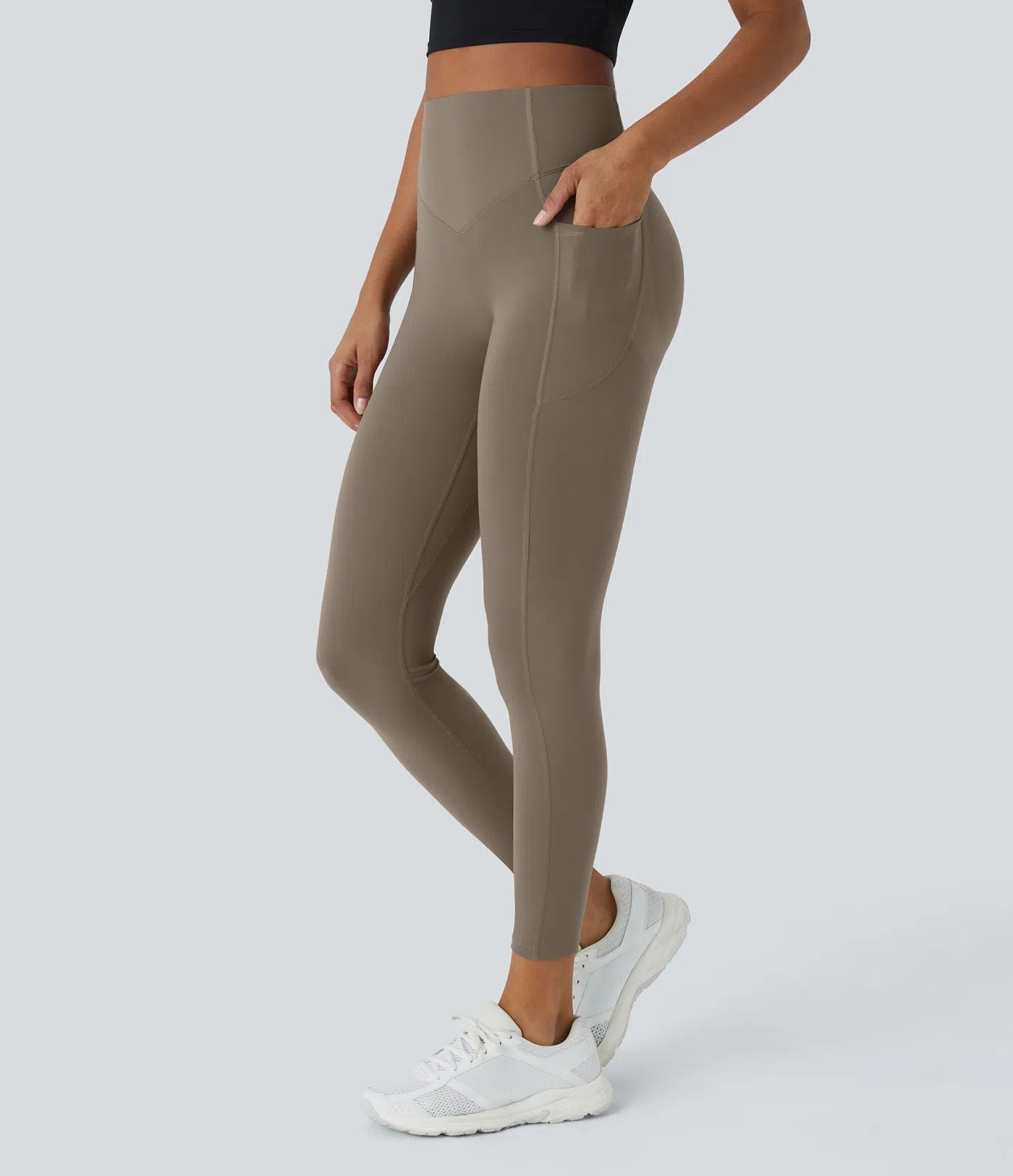 High Waisted Tummy Control Shaping Training Leggings-37