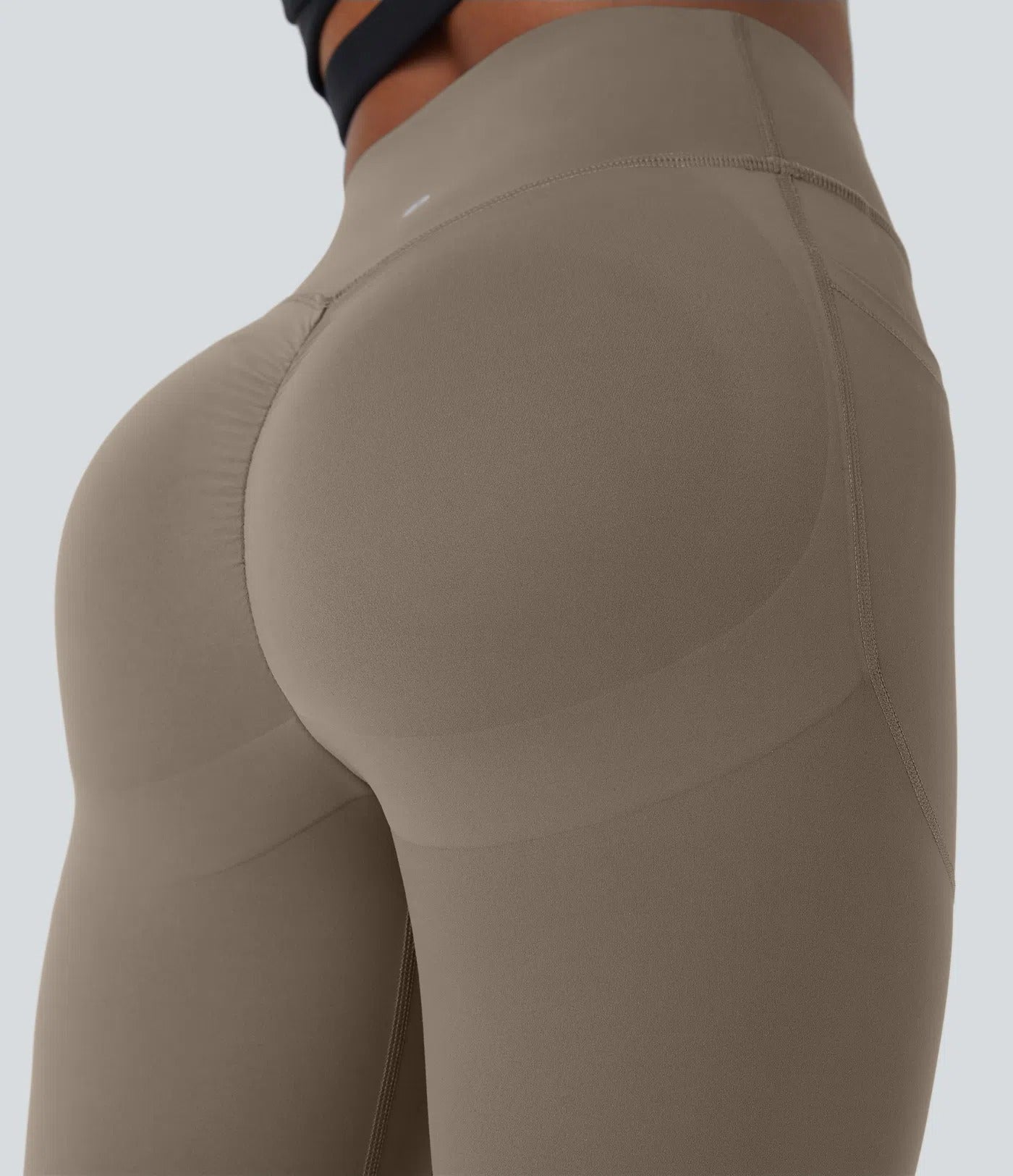 High Waisted Tummy Control Shaping Training Leggings-3