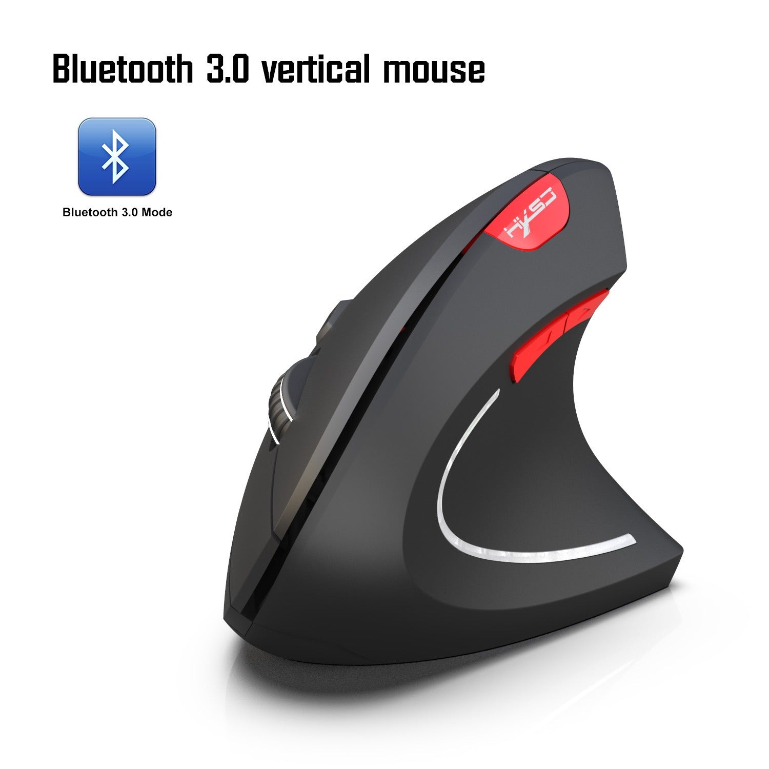 New Wireless Mouse 2.4G Vertical Health Mouse External Battery 6D Design Computer Office-2