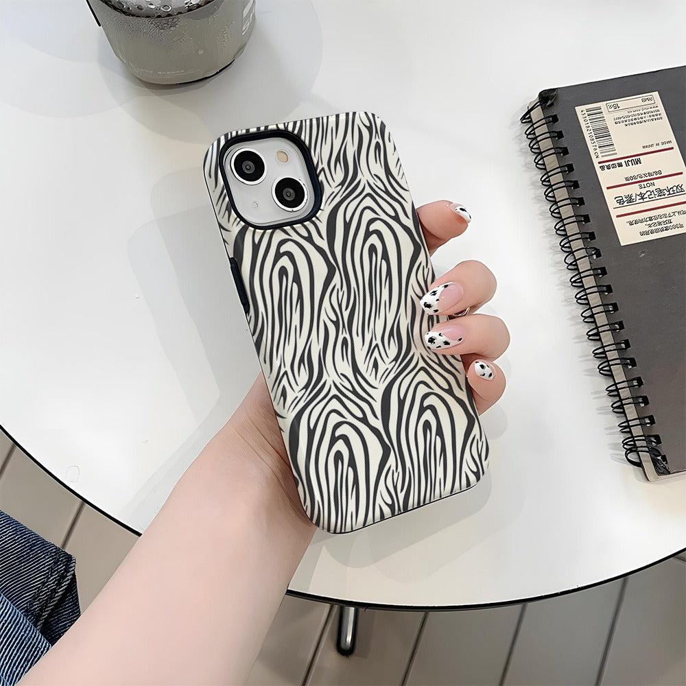 Tiger pattern Apple 16 phone protective case 2-in-1 film case phone case Apple 15pm hard case 13-3
